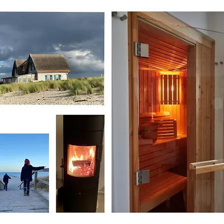 Ferienhaus Ostsee - Reetdachhaus Nr 3 Südstrand Marina-bay Im *